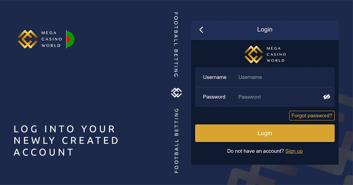 Log in at MCW Betting or Create new Account