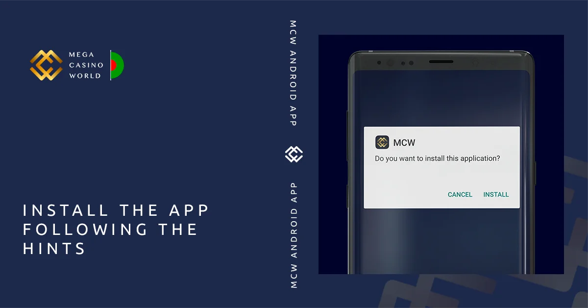Follow the installation process - MCW App for Android