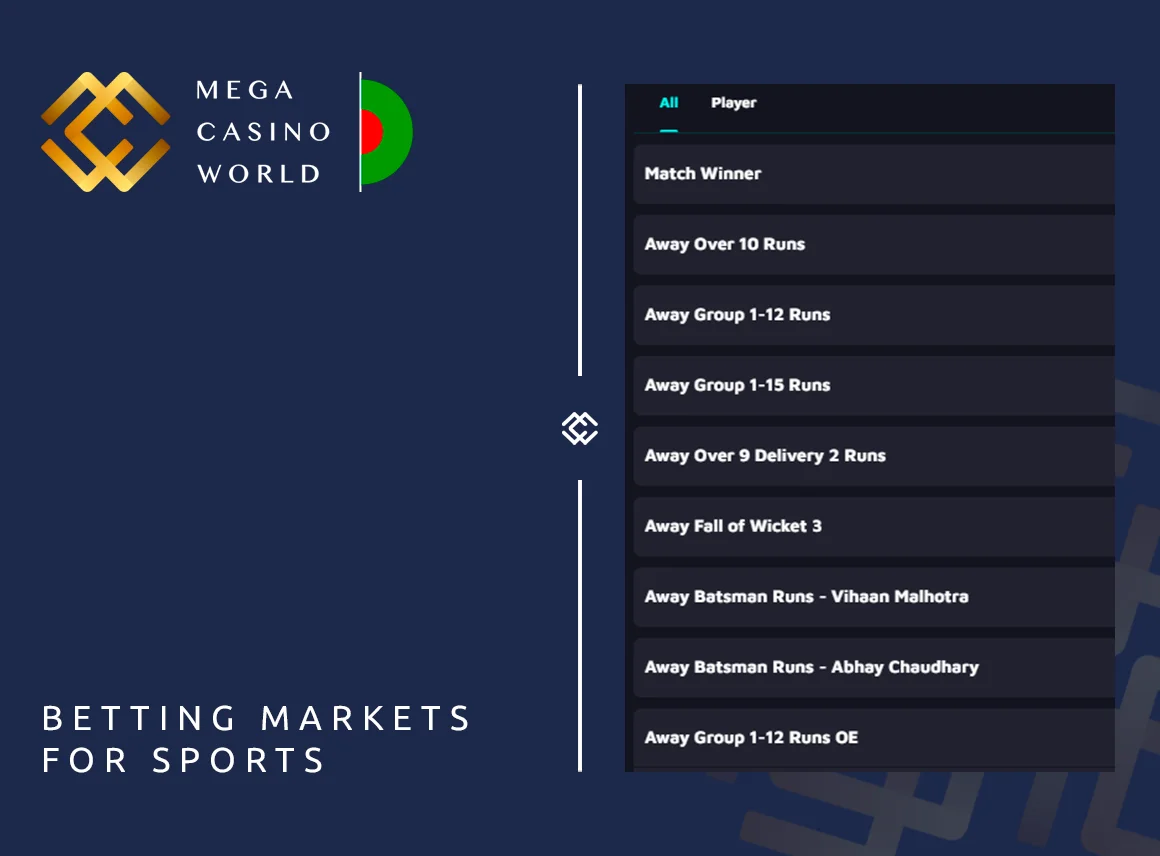 MCW Betting Markets are huge: up to 150 positions available at a single event